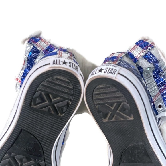 Converse Chuck Taylors Sparkly High Top Sneakers - Picture 9 of 12